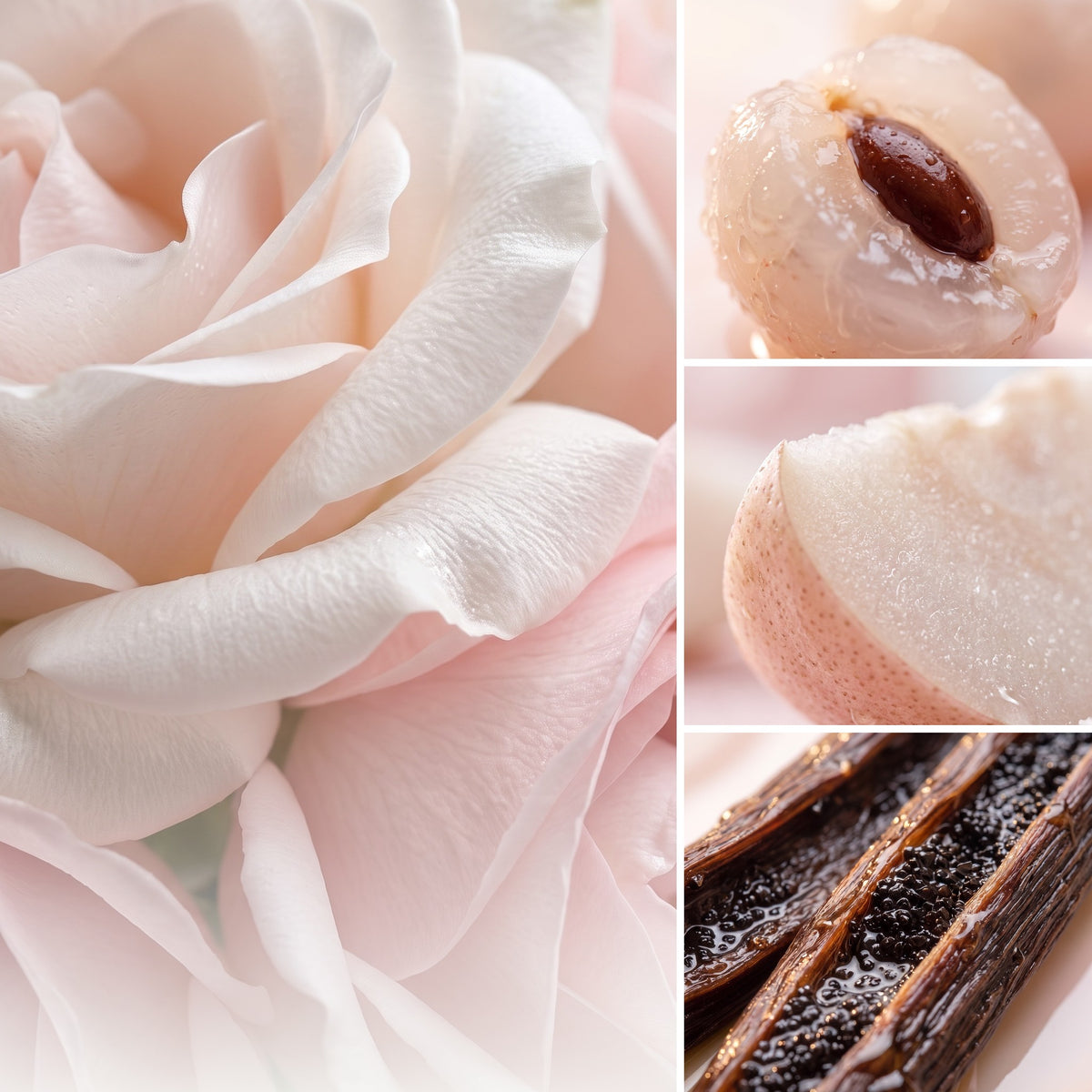 ÉPRIS N°555 · Das Gefühl – Duftnoten Rose, Litschi, Birne, Vanille. Cremig. Orientalisch. Kostbar.