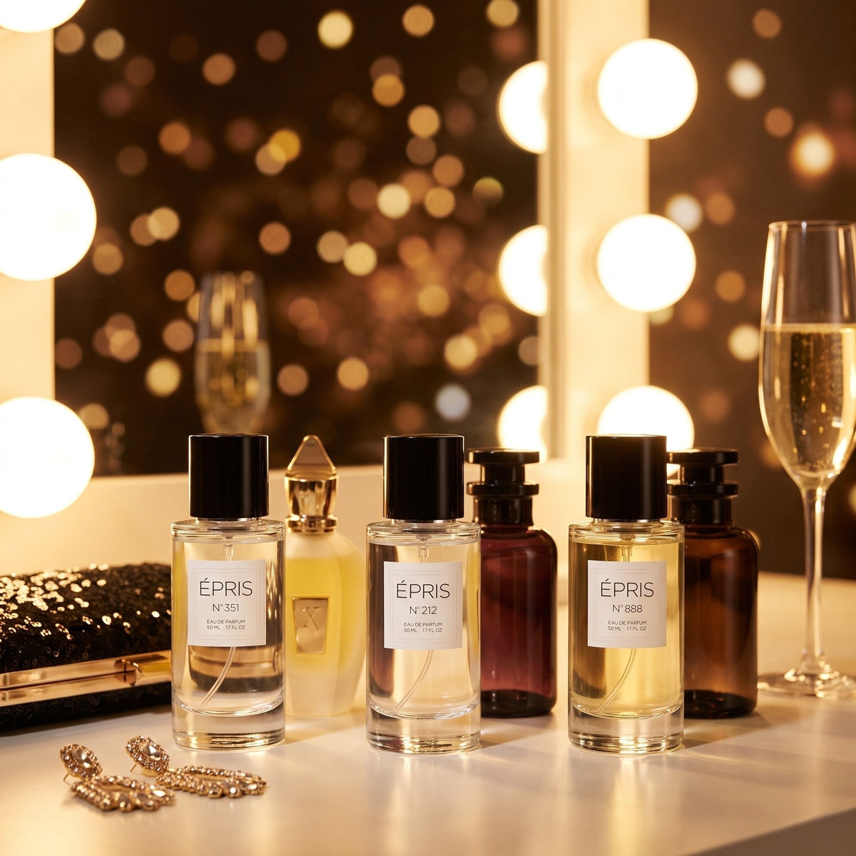 Ausgehen & Party Parfum-Set für Damen: ÉPRIS N°351, N°212, N°888