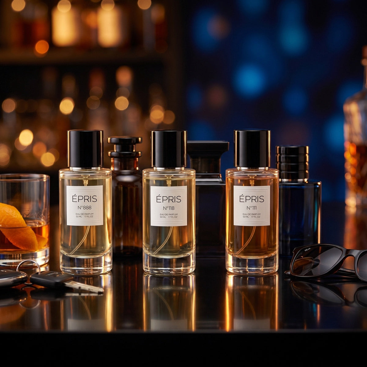 Ausgehen & Party Parfum-Set für Herren: ÉPRIS N°888, N°118, N°111