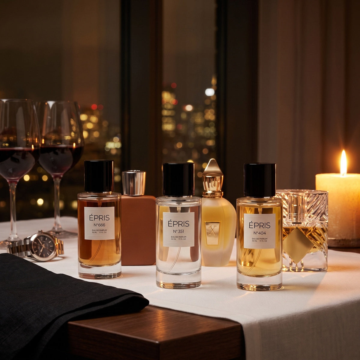 Date Night Parfum-Set für Herren: ÉPRIS N°666, N°351, N°404