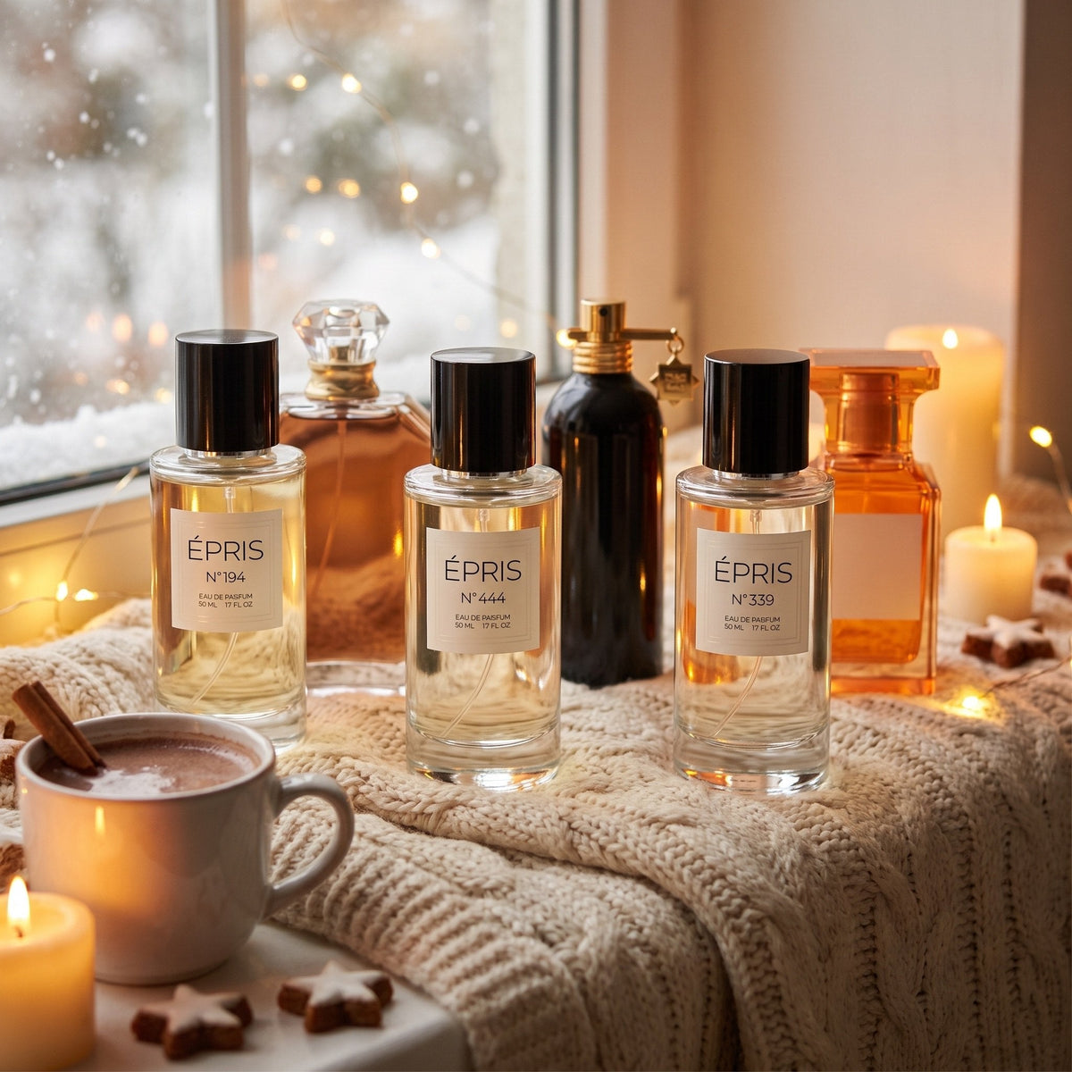 Herbst & Winter Parfum-Set für Damen: ÉPRIS N°194, N°444, N°339