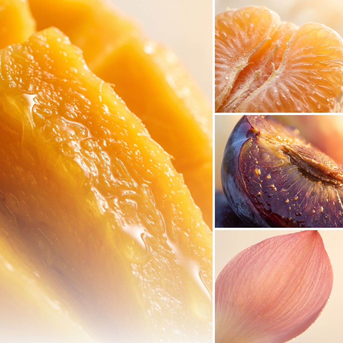 ÉPRIS N°042 · Das Gefühl – Duftnoten Mango, Mandarine, Pflaume, Lotus. Fruchtig. Blumig. Einladend.