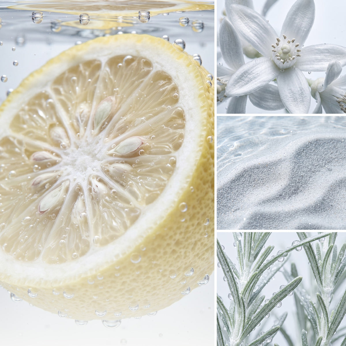 ÉPRIS N°249 · Das Gefühl – Duftnoten Yuzu, Neroli, Sand, Rosmarin. Zitrisch. Sandig. Leicht.