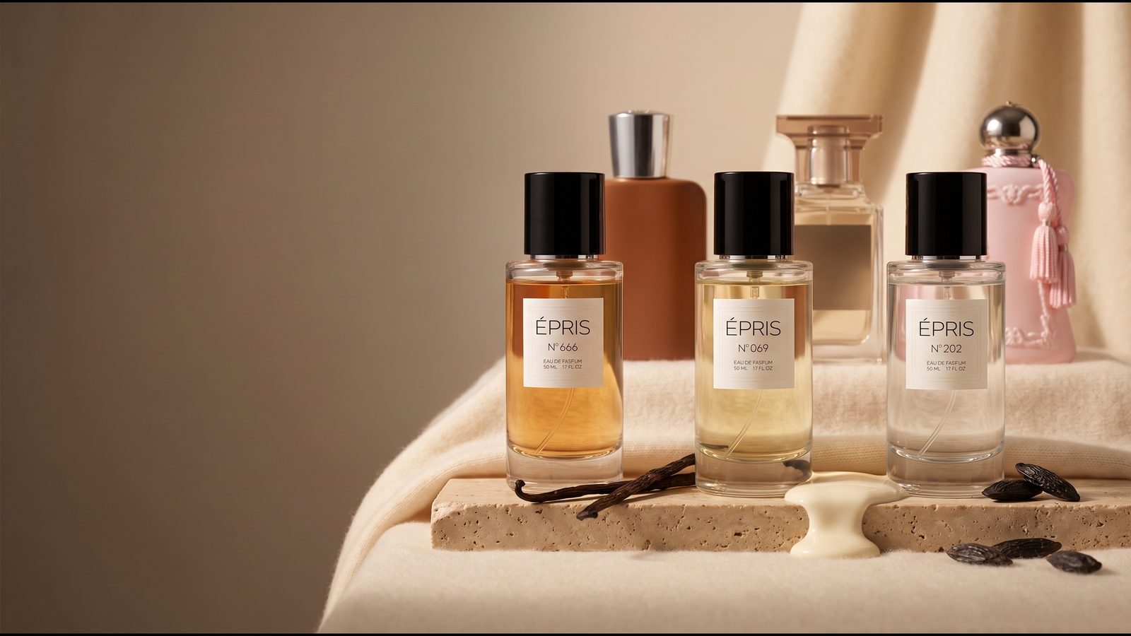 Die Top 3 cremigen Düfte: ÉPRIS N°666, N°069, N°202