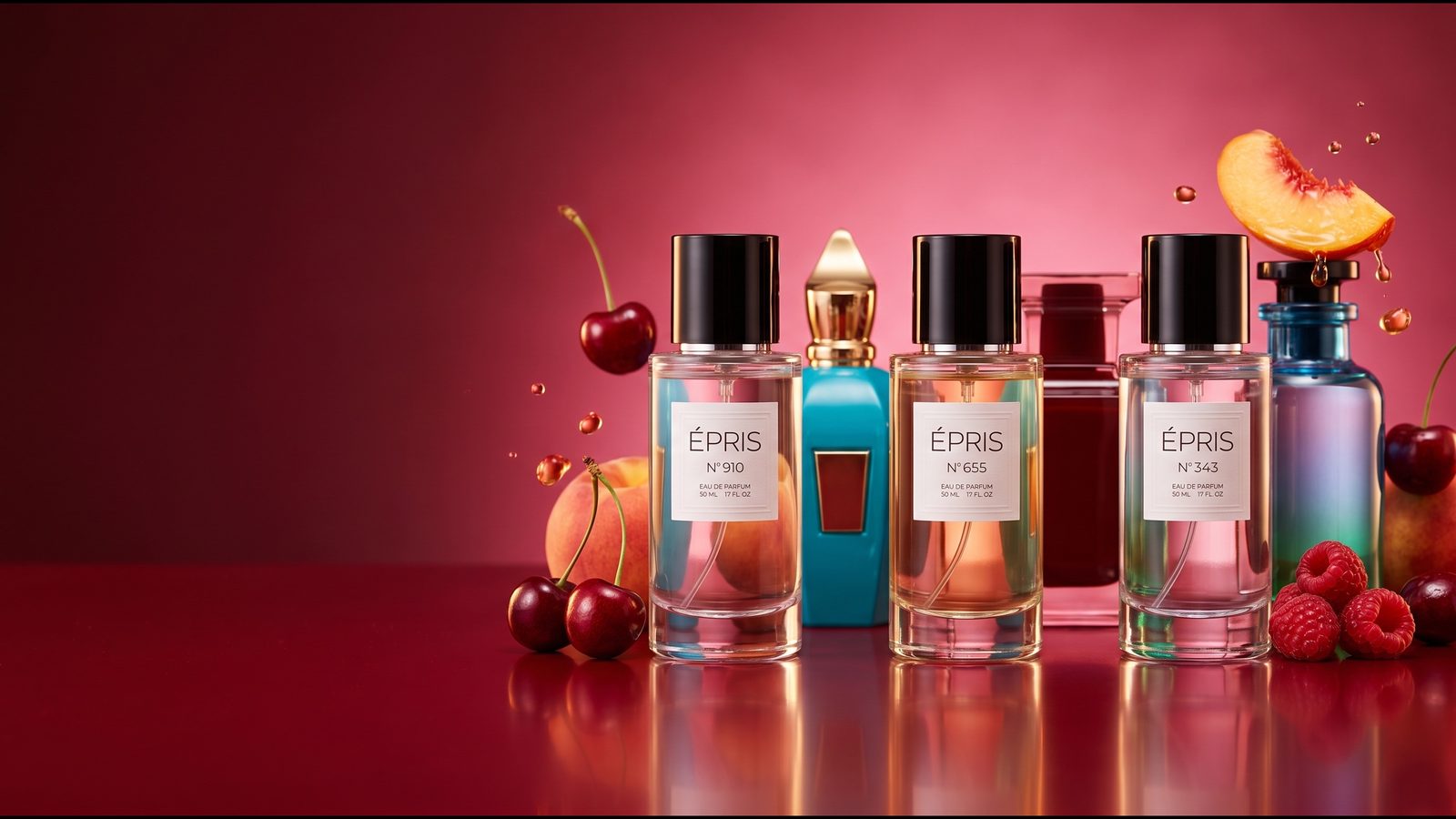 Die Top 3 fruchtigen Düfte: ÉPRIS N°910, N°655, N°343