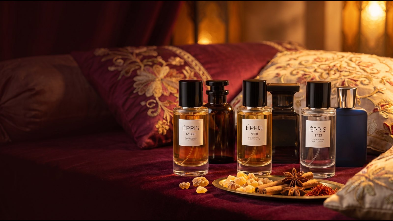 Die Top 3 orientalischen Düfte: ÉPRIS N°888, N°118, N°133