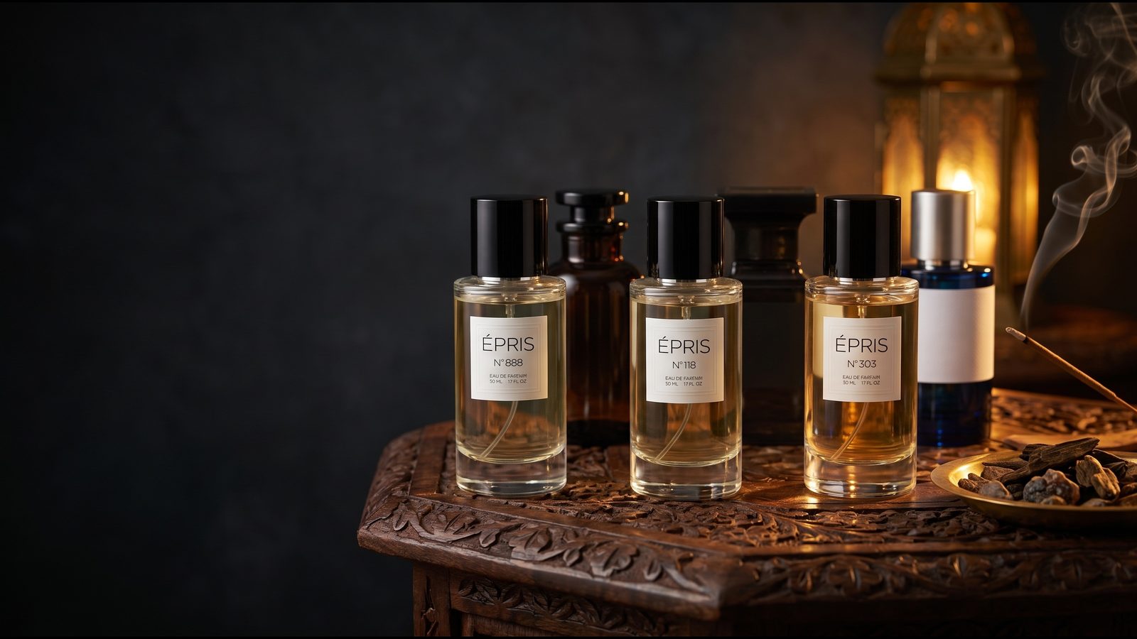 Die Top 3 Oud-Düfte: ÉPRIS N°888, N°118, N°303